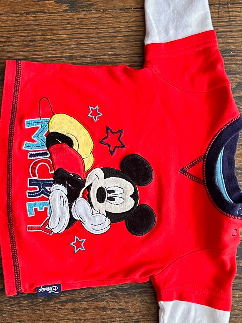 Vintage Disney Embroidered Mickey Tee